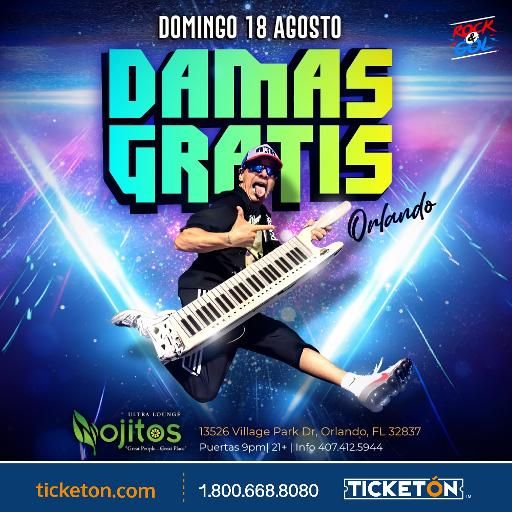 DAMAS GRATIS EN ORLANDO