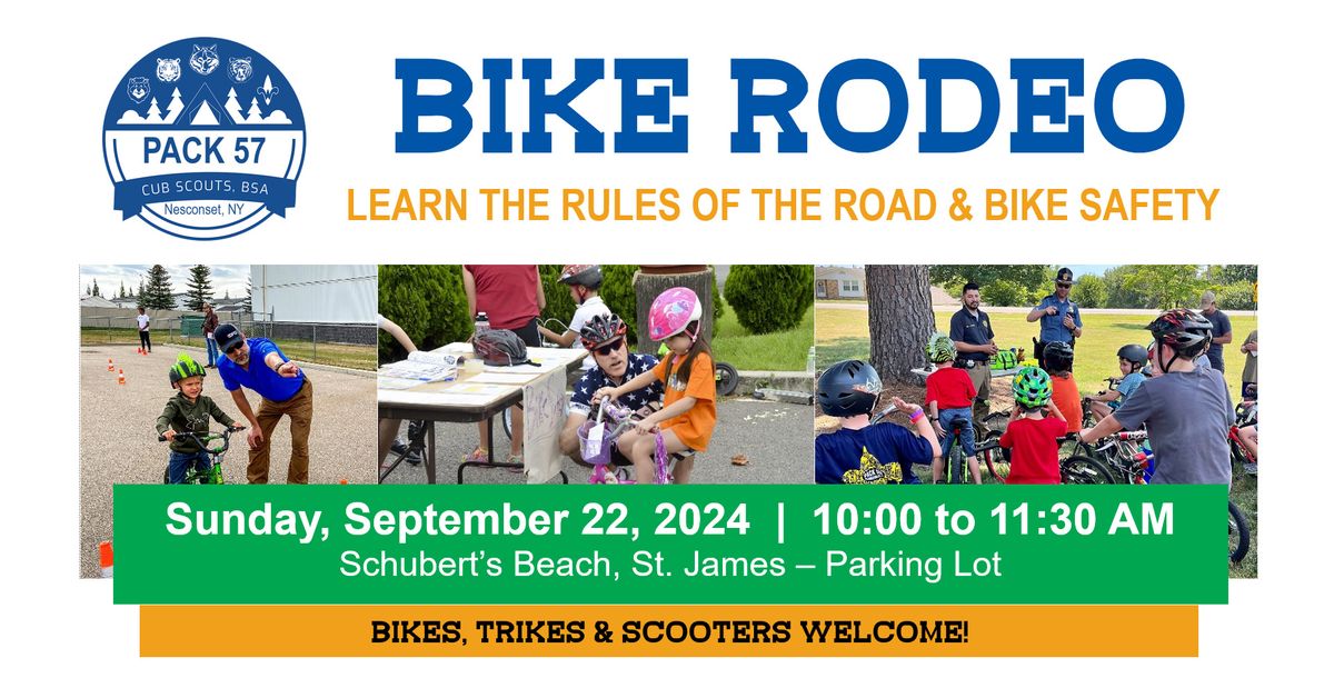 Bike Rodeo - Learn the Rules of Road & Bike Safety