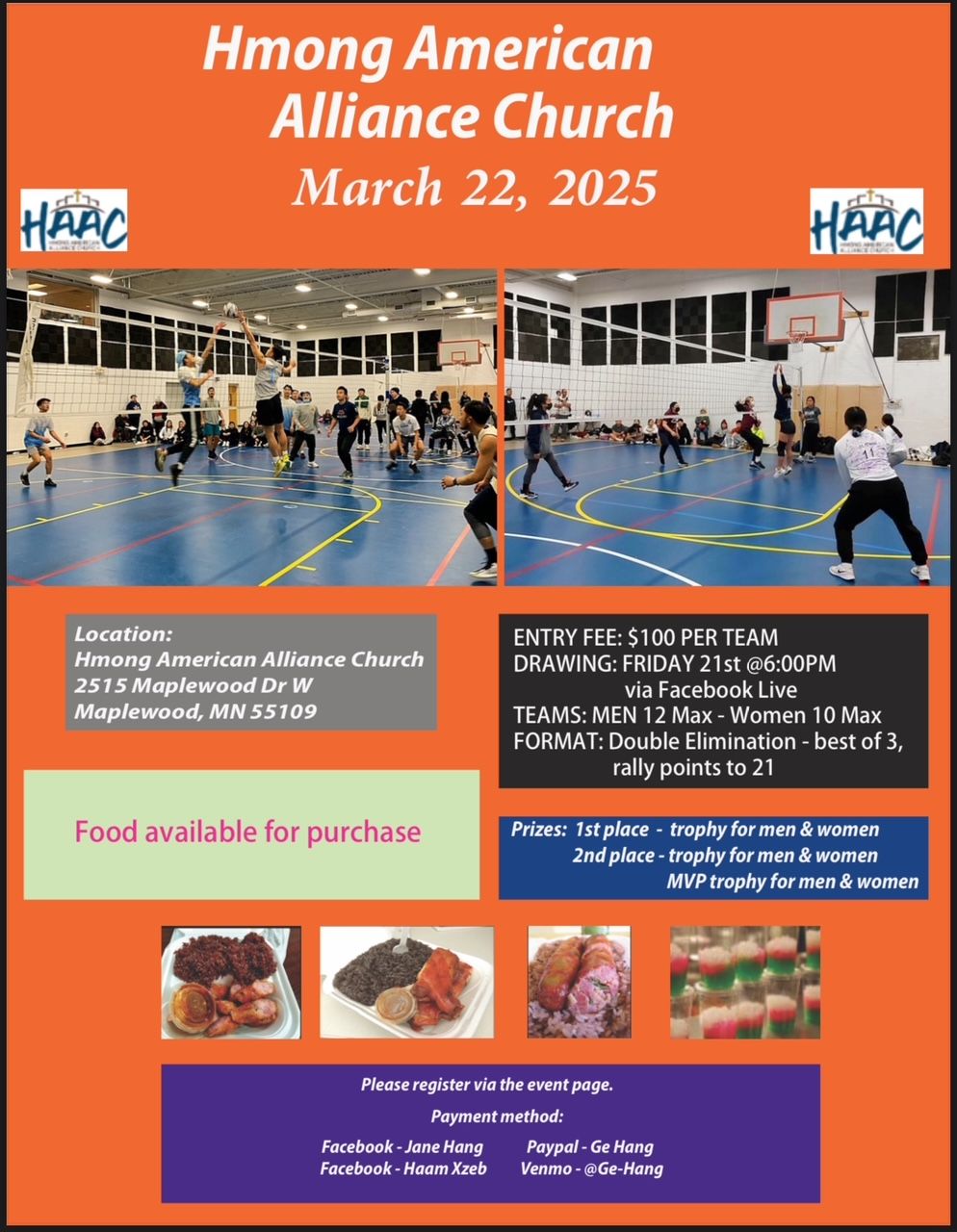 2025 HAAC Volleyball Tournament Fundraiser