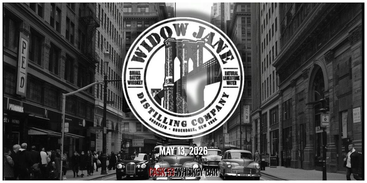 Widow Jane Whiskey Tasting