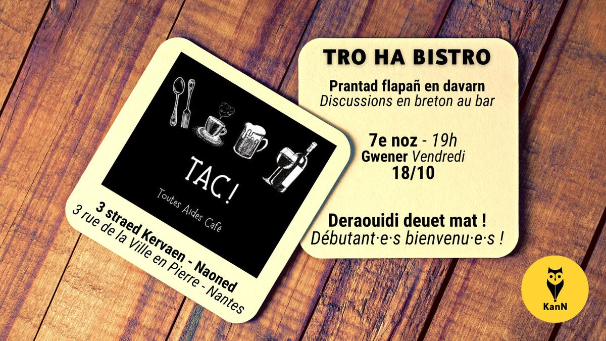 Tro-ha-Bistro \ud83c\udf79 Caf\u00e9 Breton | Toutes Aides Caf\u00e9