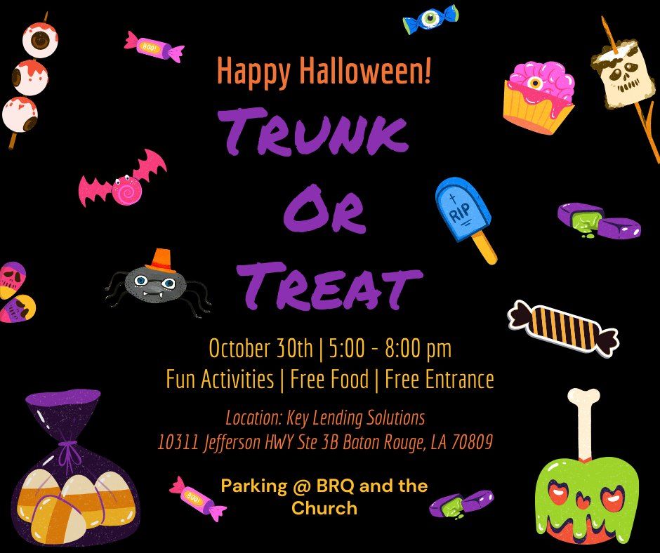 2nd Annual Community Trunk or Treat 