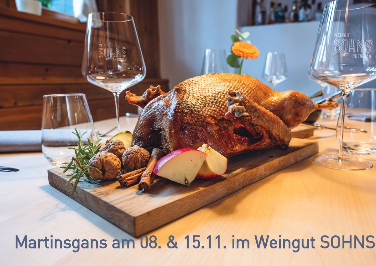 MARTINSGANS am 08. & 15. November im Weingut SOHNS