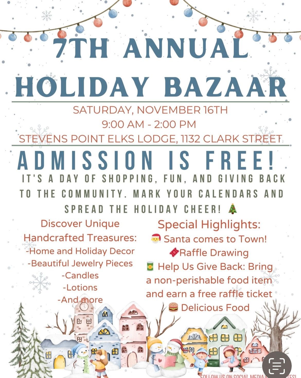 ELKS LODGE HOLIDAY BAZAAR