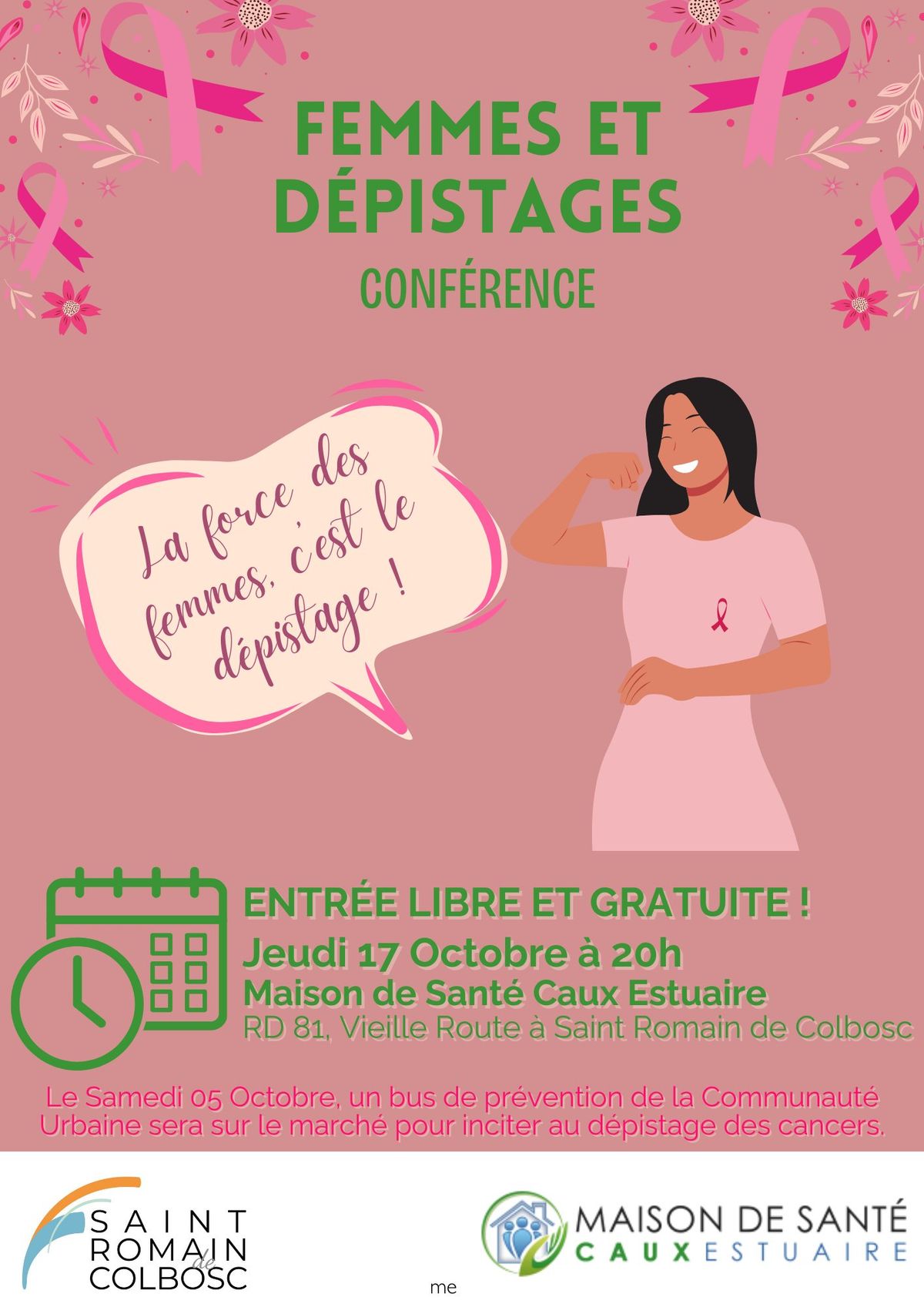 LES P'TITES CONF' DE LA MAISON DE SANT\u00c9 - FEMMES ET D\u00c9PISTAGES