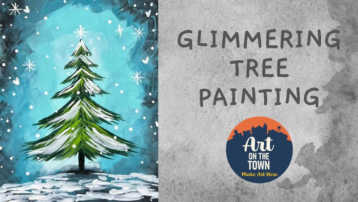 Glimmering Tree Painting 