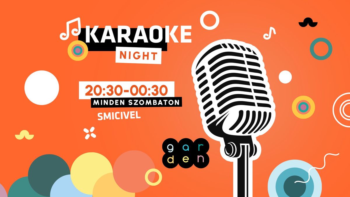 \ud83c\udfa4 Karaoke Night a Budapest Gardenben \ud83c\udfa4