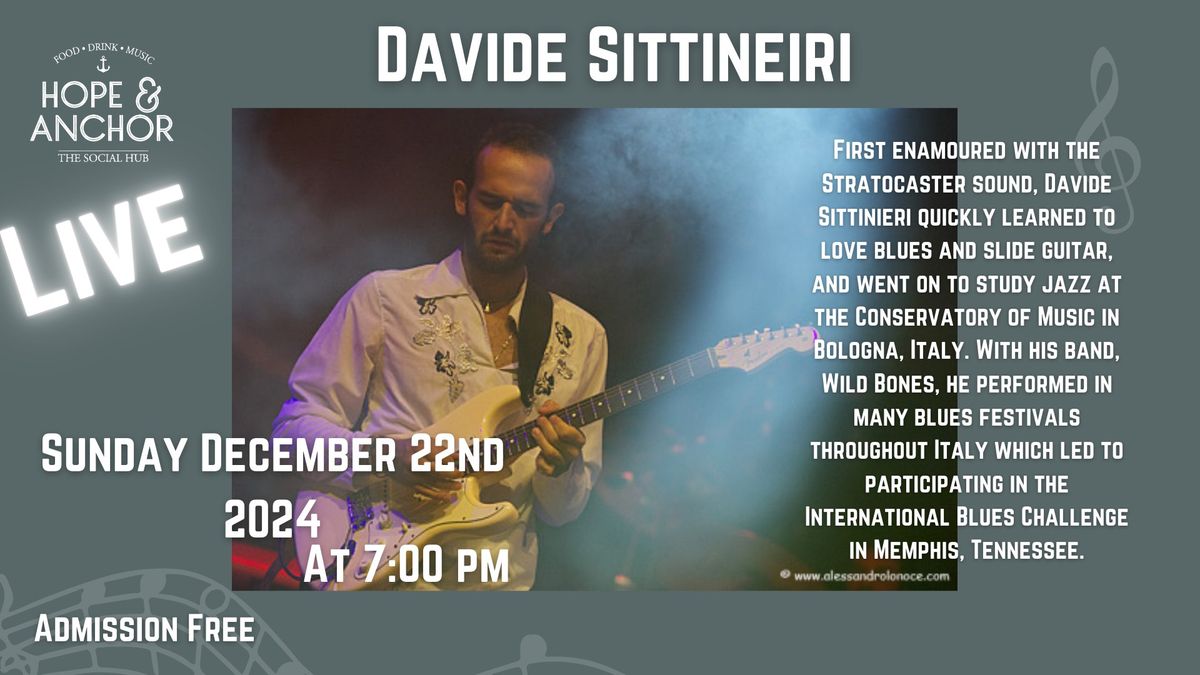 Live Sunday instrumental - featuring the fantastic "Davide Sittineiri"