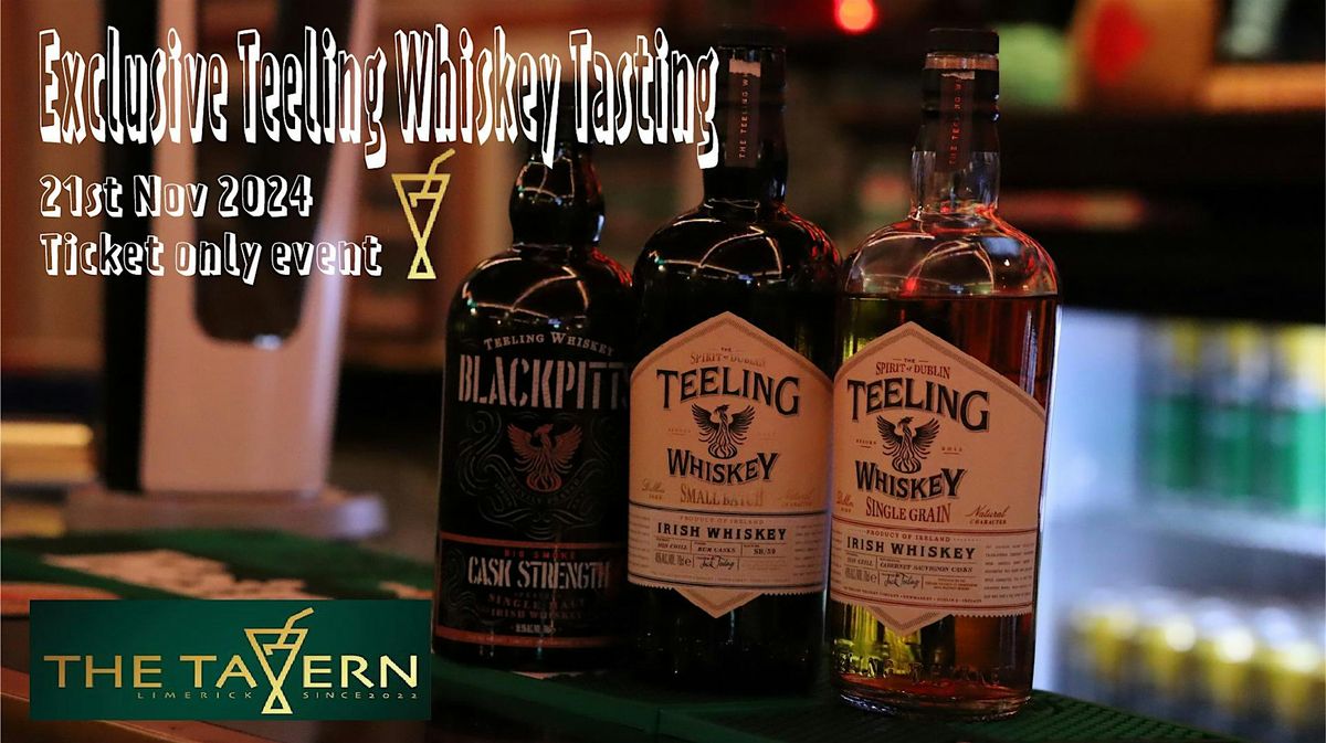 Exclusive Teeling Irish Whiskey Tasting