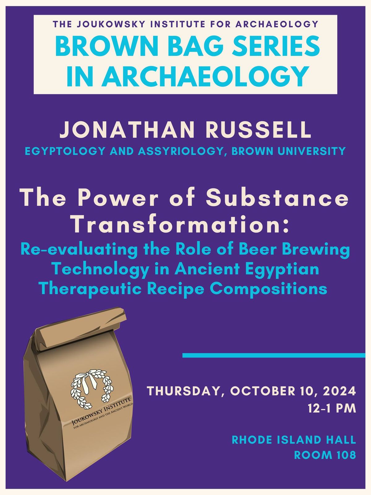 Brown Bag Series in Archaeology | Jonathan Russell