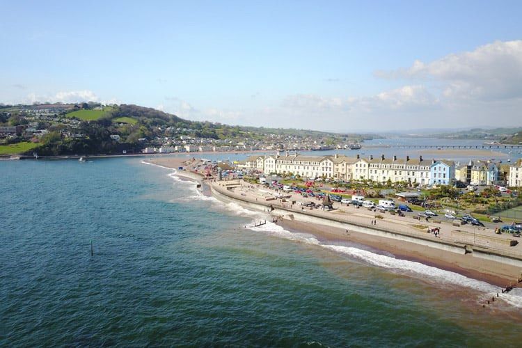 Teignmouth Beach & Town