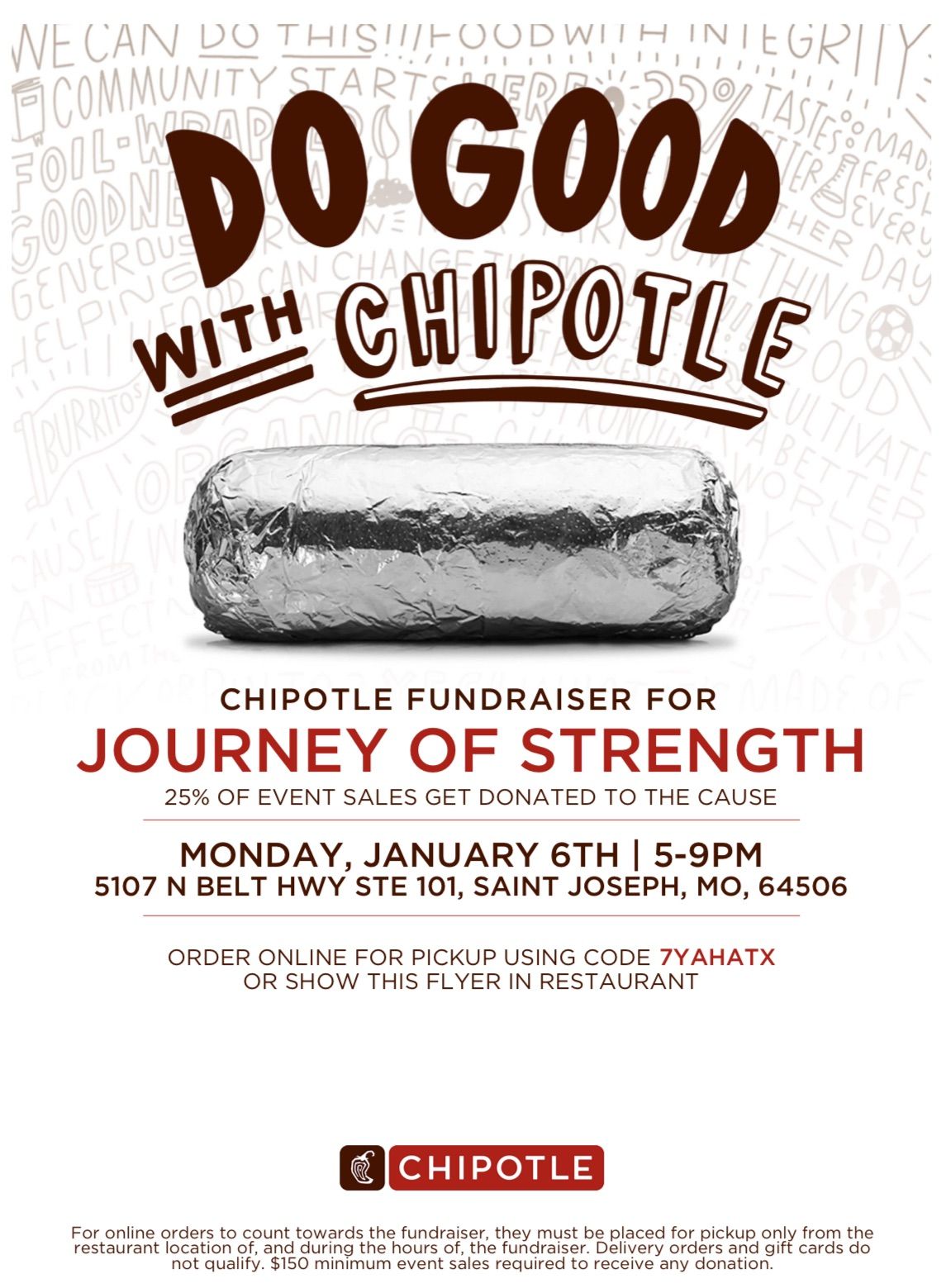 Fundraising Night at Chipotle