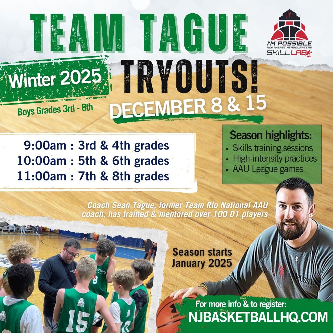 Team Tague Winter 2025 Tryouts