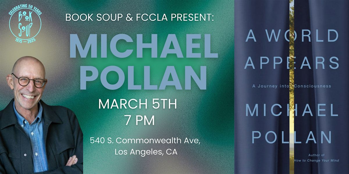 Michael Pollan discusses A World Appears: A Journey Into Consciousness
