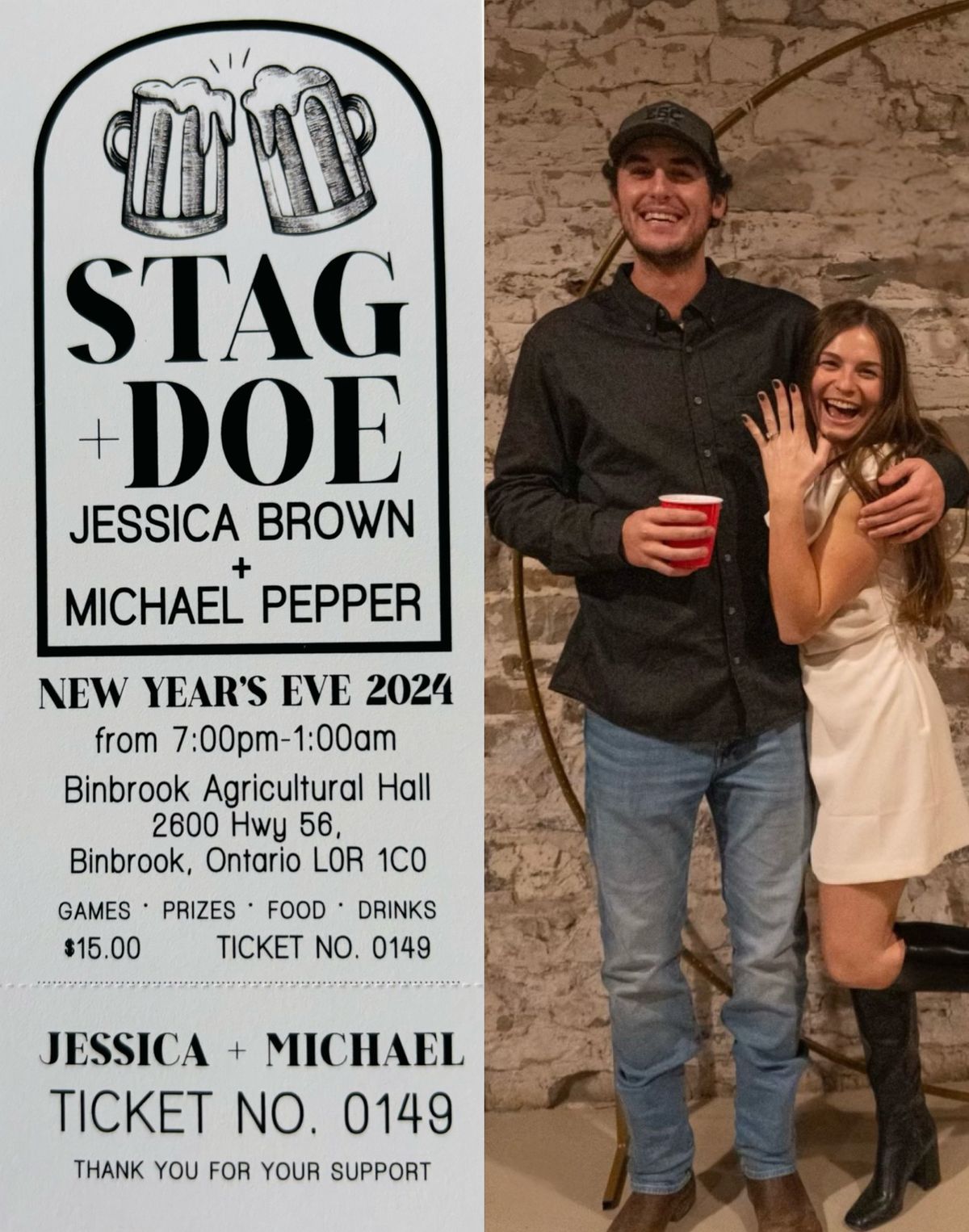 Jess Brown and Michael Pepper\u2019s Stag & Doe