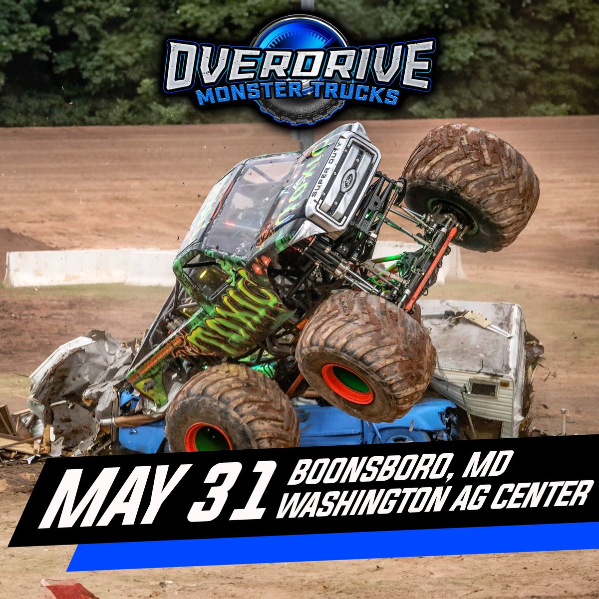 Boonsboro, MD - Washington County Ag Center - Overdrive Monster Trucks