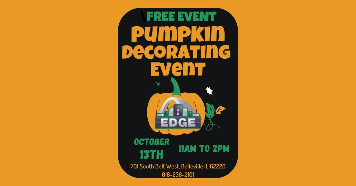 Free Pumpkin Decorating Event 