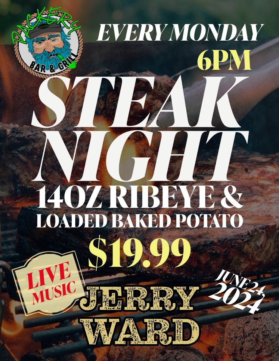 Steak Night w\/ Jerry Ward 