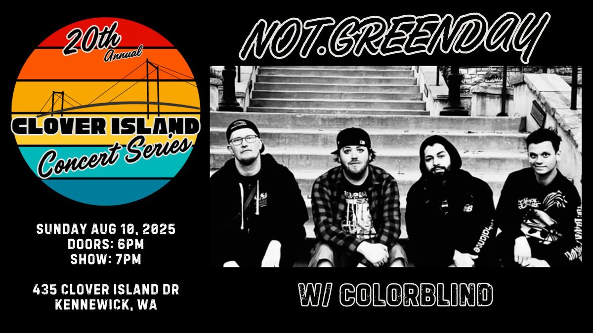 Clover Island Concert Series featuring Not.GREENDAY with Colorblind