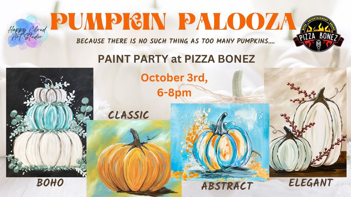 ONLY 14 SEATS LEFT - Paint Party at PIZZA BONEZ