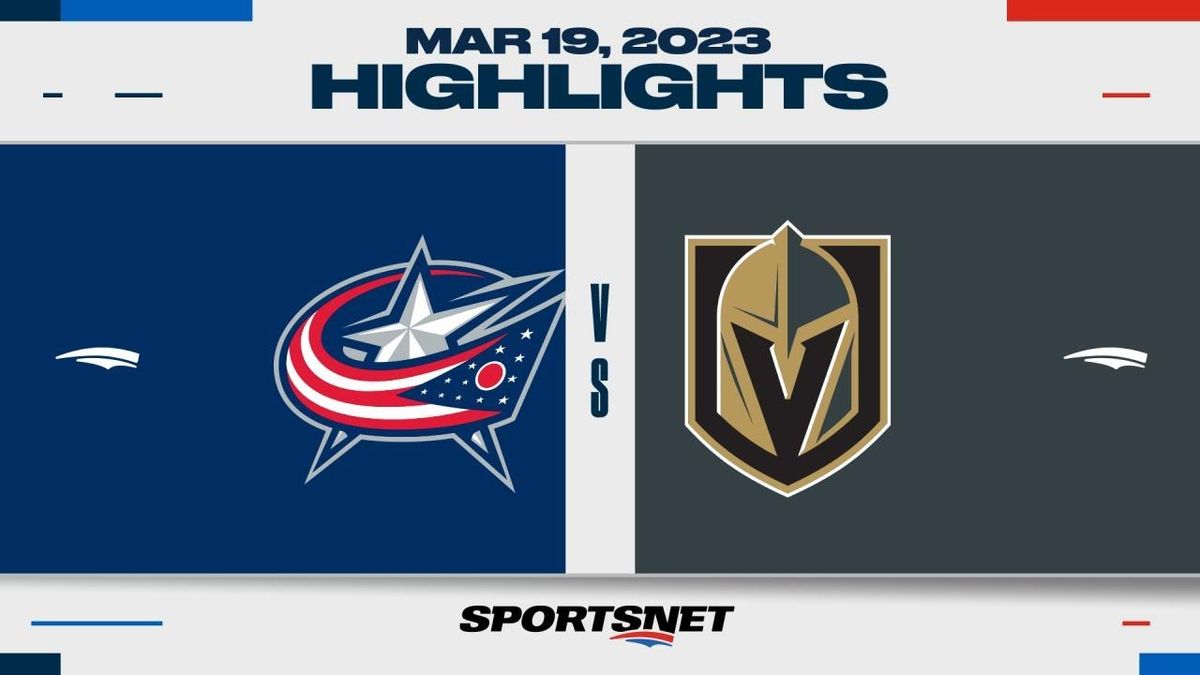 Vegas Golden Knights at Columbus Blue Jackets