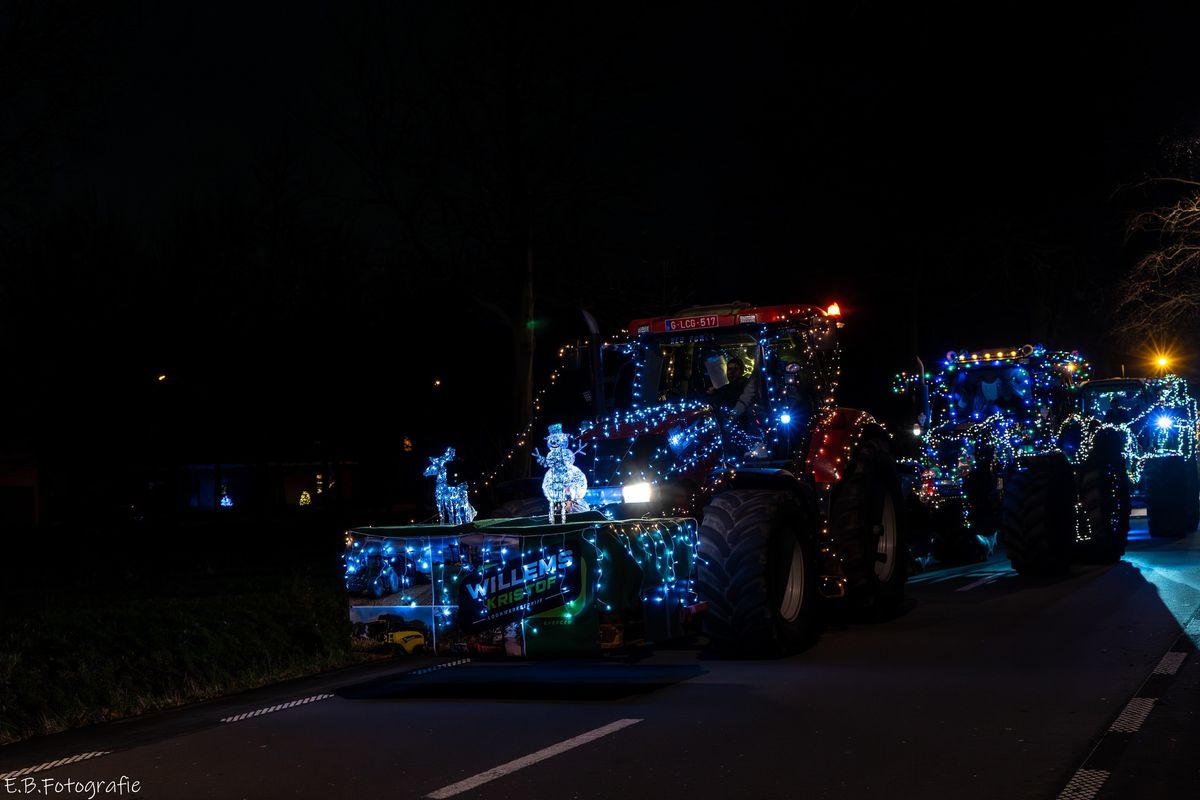 4de Verlichte Tractorrondrit Evergem\/Assenede