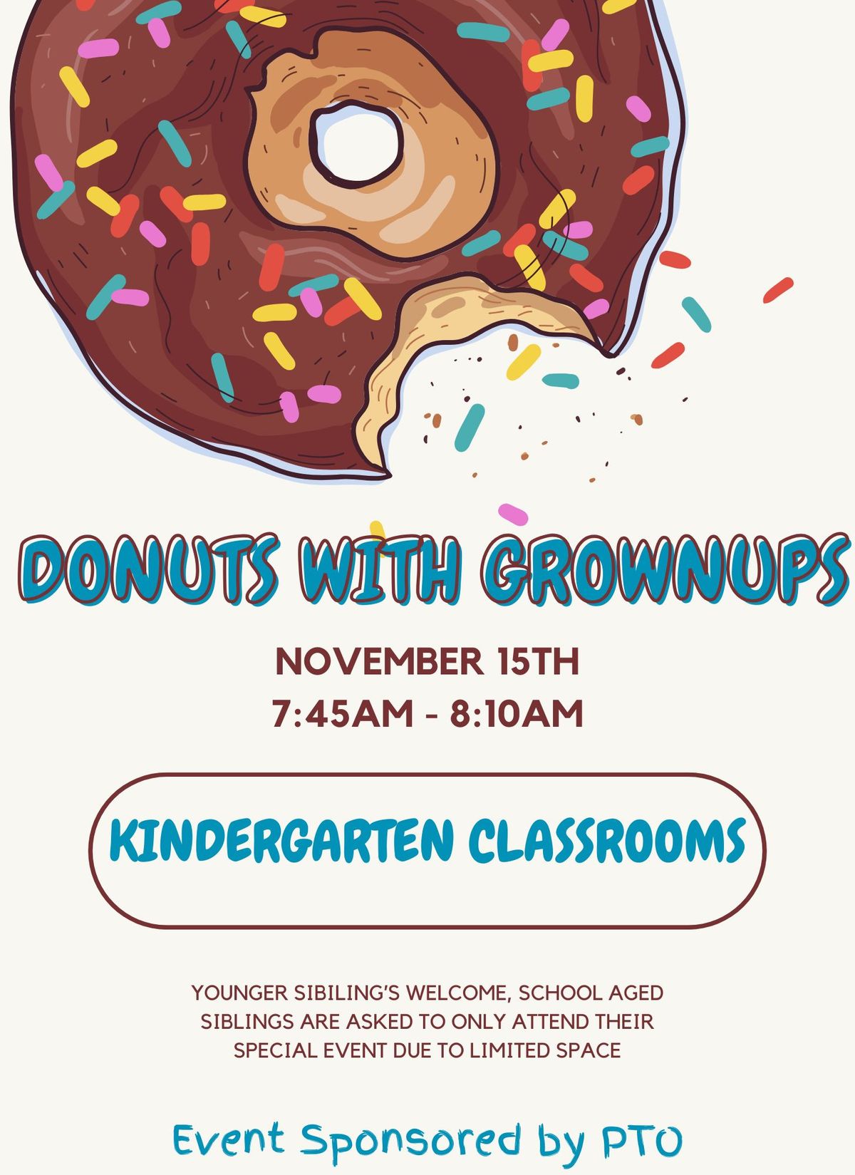 Donuts With Grownups - Kindergarten