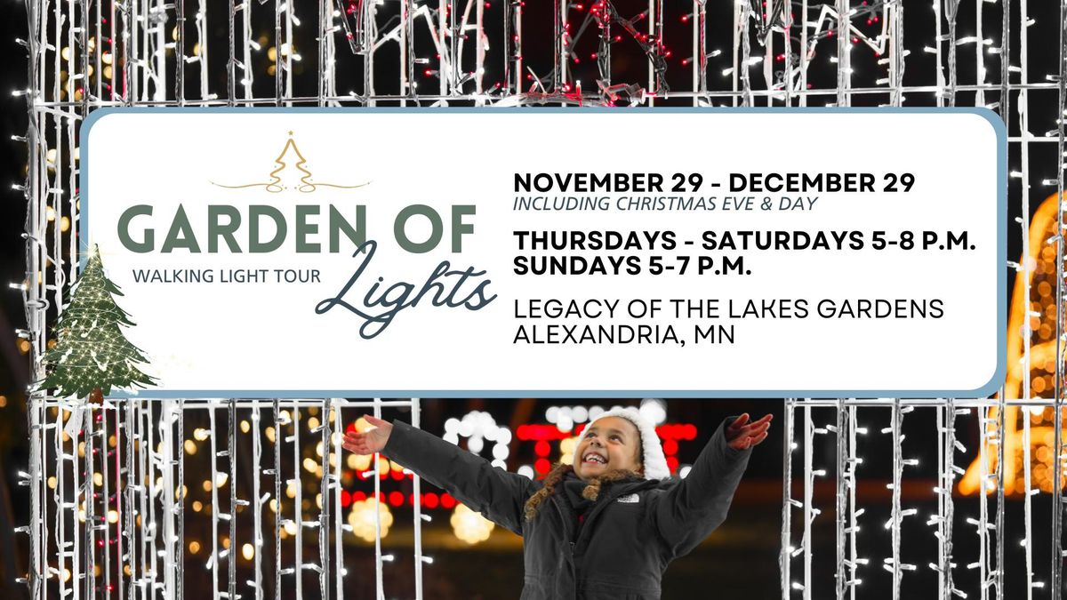 Garden of Lights Walking Light Tour