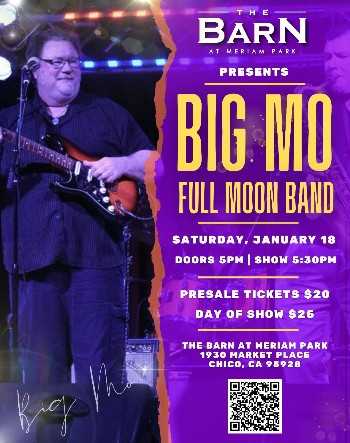 Live at The Barn: Big Mo & the Full Moon Band