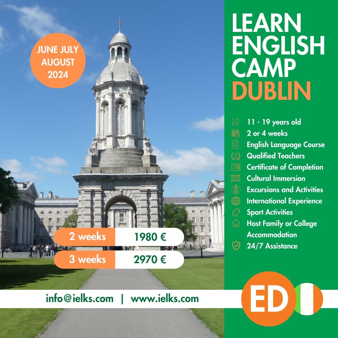 Learn English Camp in Dublin