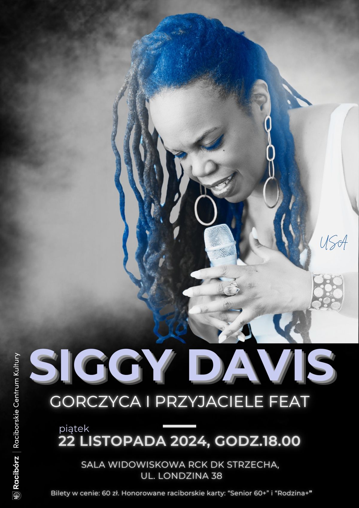 SIGGY DAVIS \u2013 Gorczyca & Przyjaciele \u2013 soul, jazz, blues