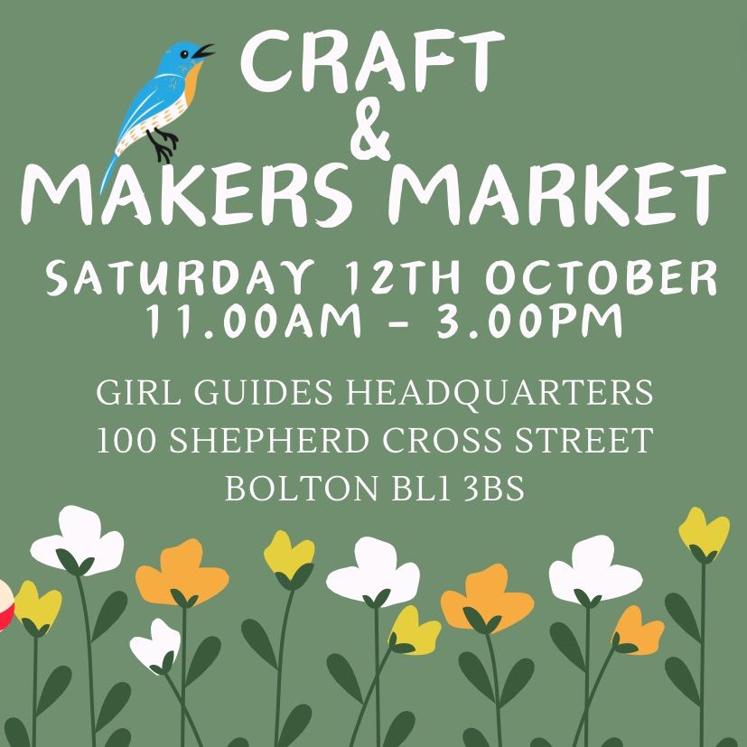 Craft & Makers Market @ Girl Guides Headquarters, Bolton 