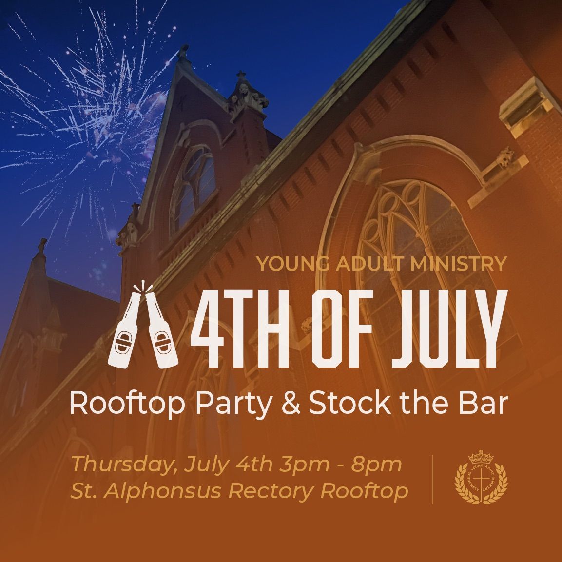 YAM 4th of July Rooftop Party & Stock the Bar