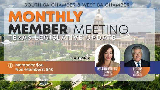 Monthly Member Mtg: TX Legislative Update