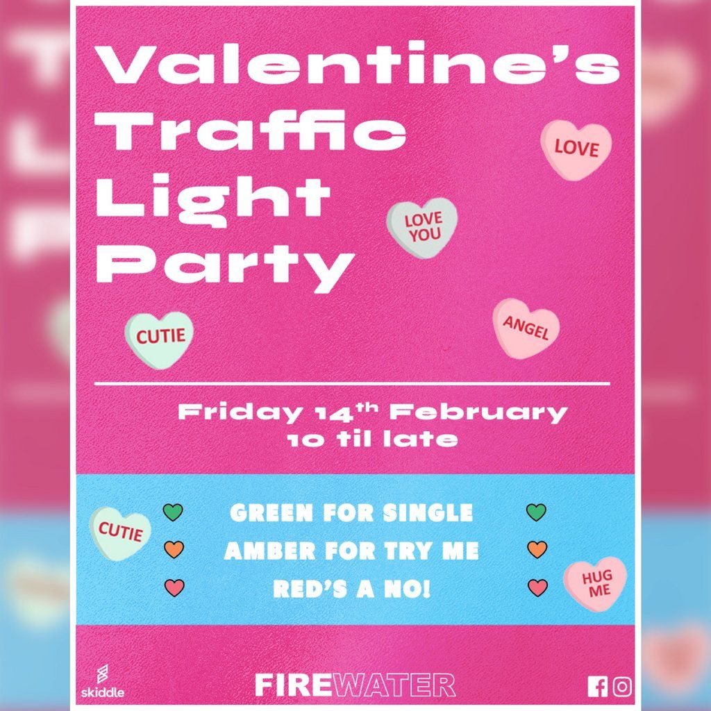 Valentine's Traffic Light Party