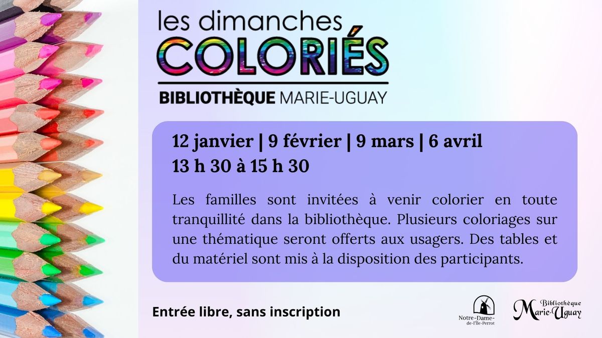 Les Dimanches colori\u00e9s