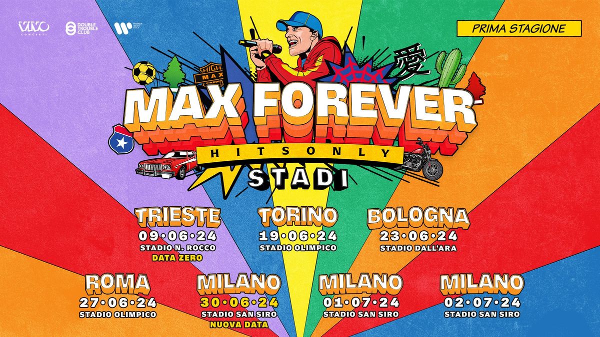 Max Pezzali live a Milano