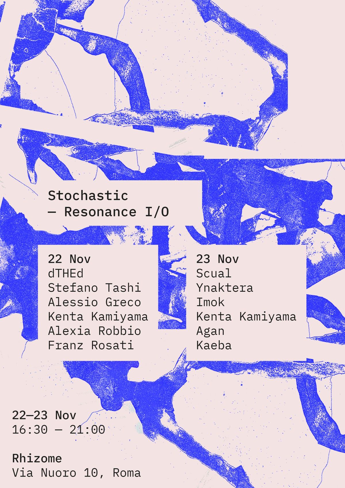 Stochastic Resonance I\/O at Rhizome