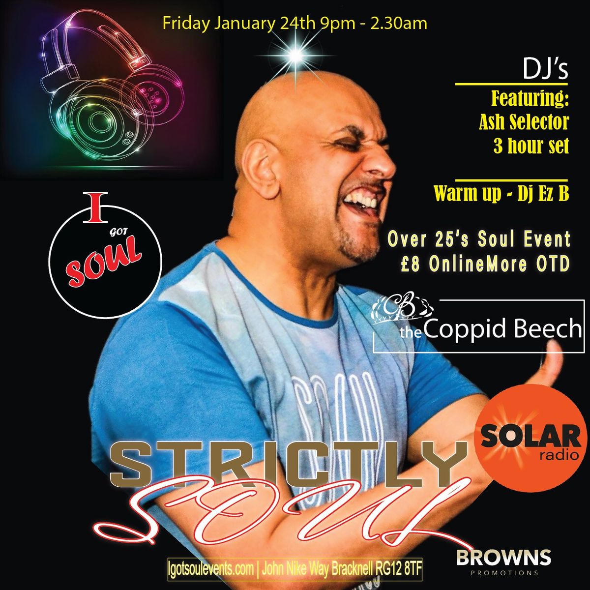 Strictly Soul with  Ash Selector - Apres, Bracknell