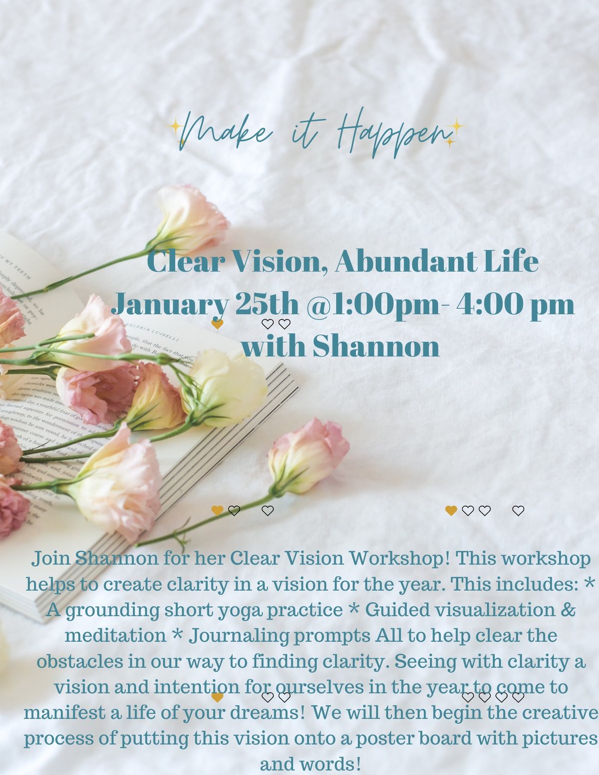 Clear Vision, Abundant Life Workshop