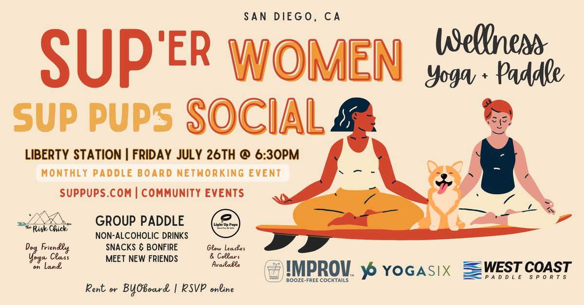 SUP'er Women Wellness Yoga + Paddle Social