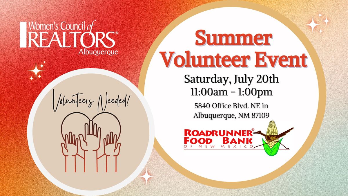 Summer Volunteer Event