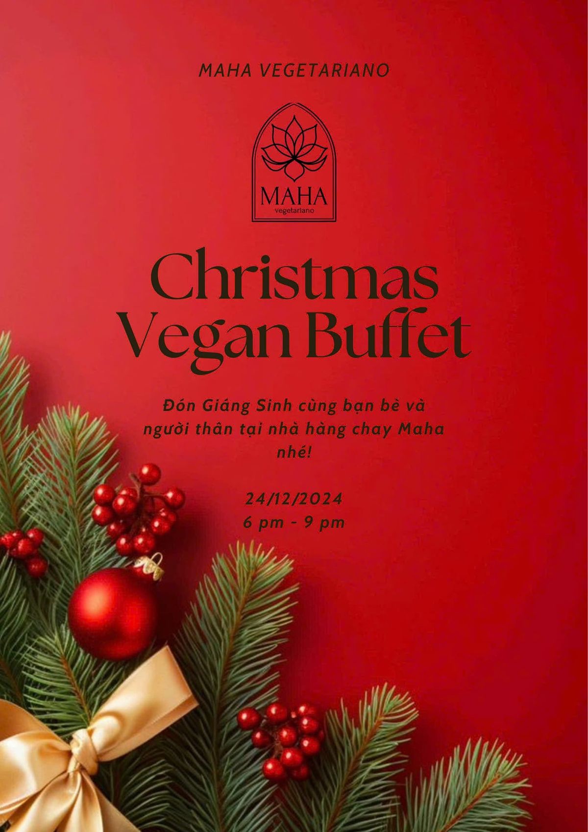 Buffet: Christmas Vegan Dinner