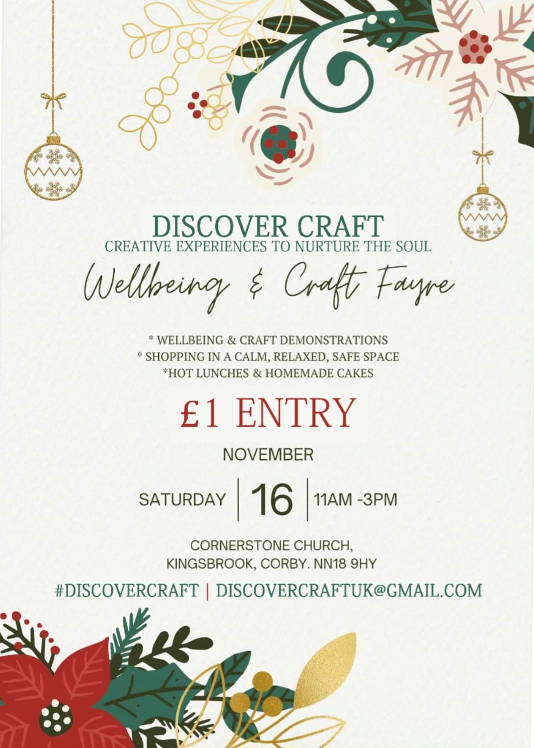 Wellbeing & Craft Fair \ud83e\uddf6