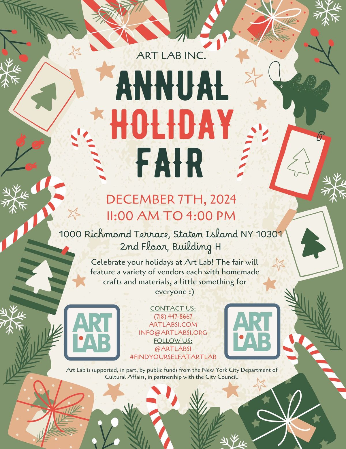 Art Lab Annual Holiday Fair 2024