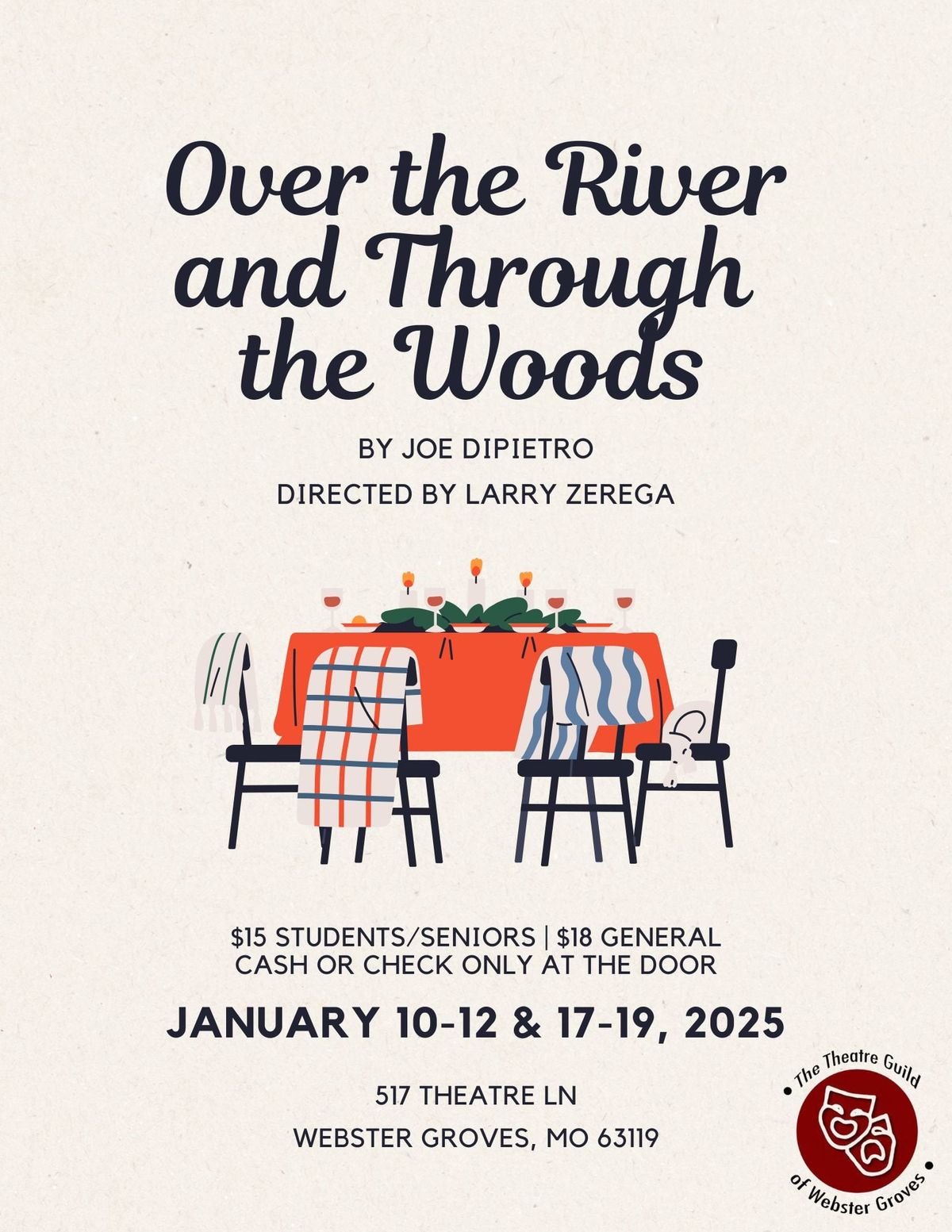 Over the River and Through the Woods Auditions at The Theatre Guild of Webster Groves