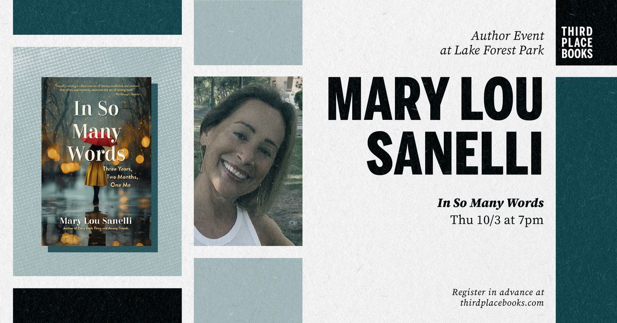 Mary Lou Sanelli presents 'In So Many Words'