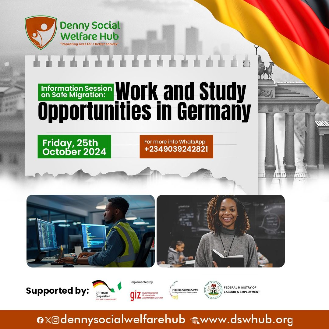 FREE Information Session on Safe Migration: Work and Study Opportunities in Germany! 