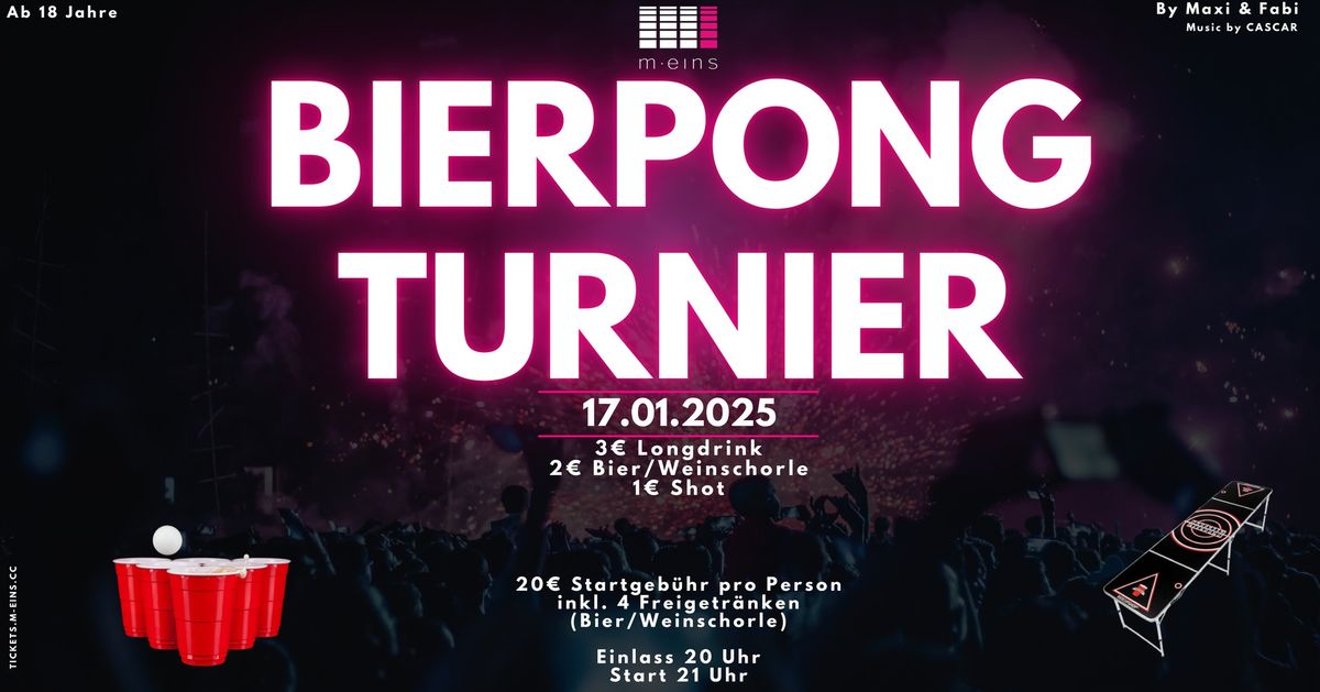 BIERPONG TURNIER