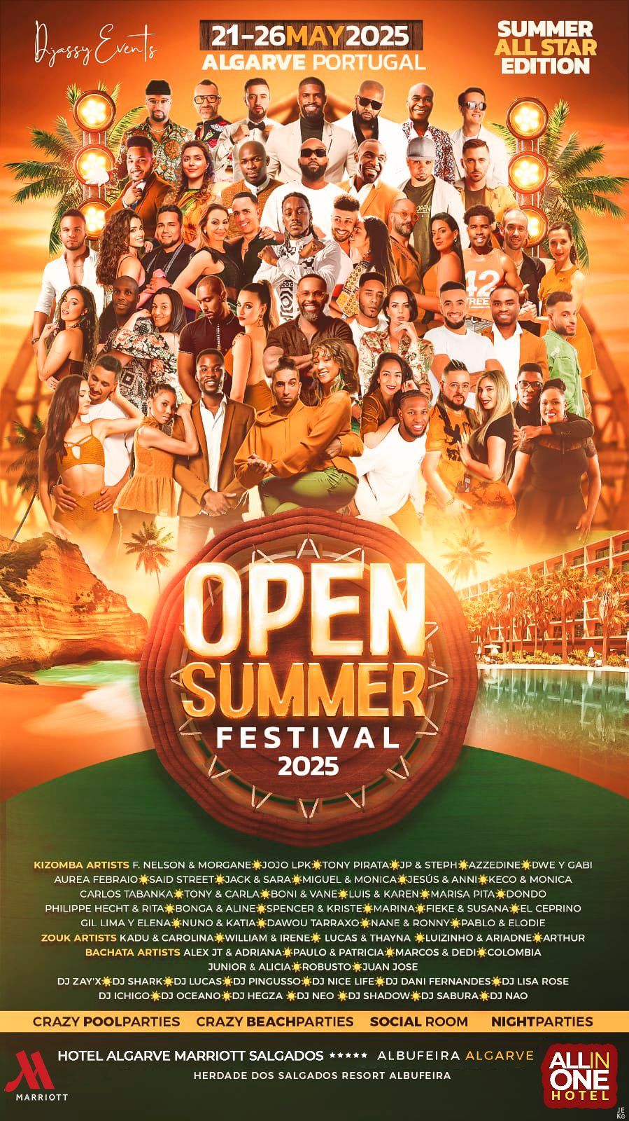 OPEN SUMMER FESTIVAL 2025 - SUMMER ALL STAR EDITION (Algarve-Portugal)